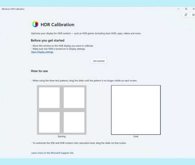 how to use windows hdr calibration installing the tool